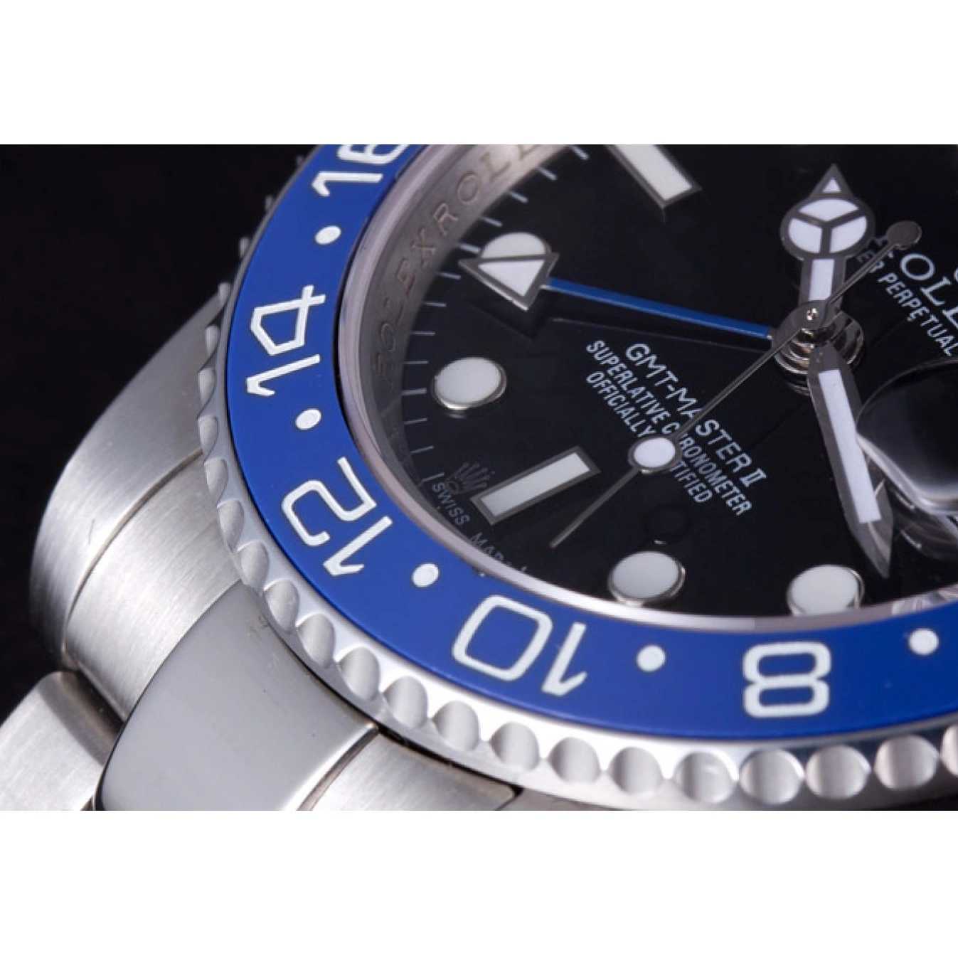 Aaa replica II GMT BLACK BEZEL 621393 rl431 Rolex 2013 MASTER BLUE 0619